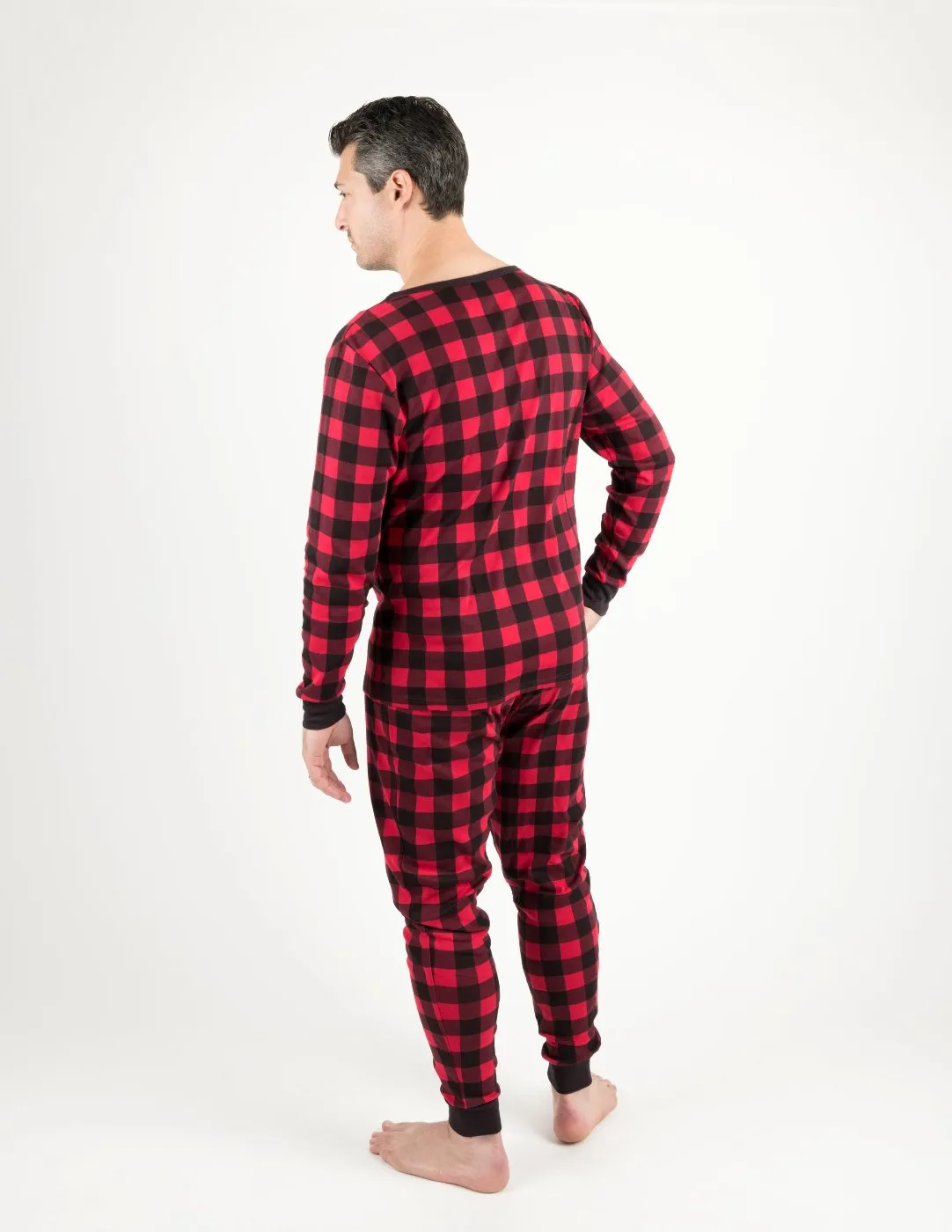 Men's Plaid Cotton Pajamas