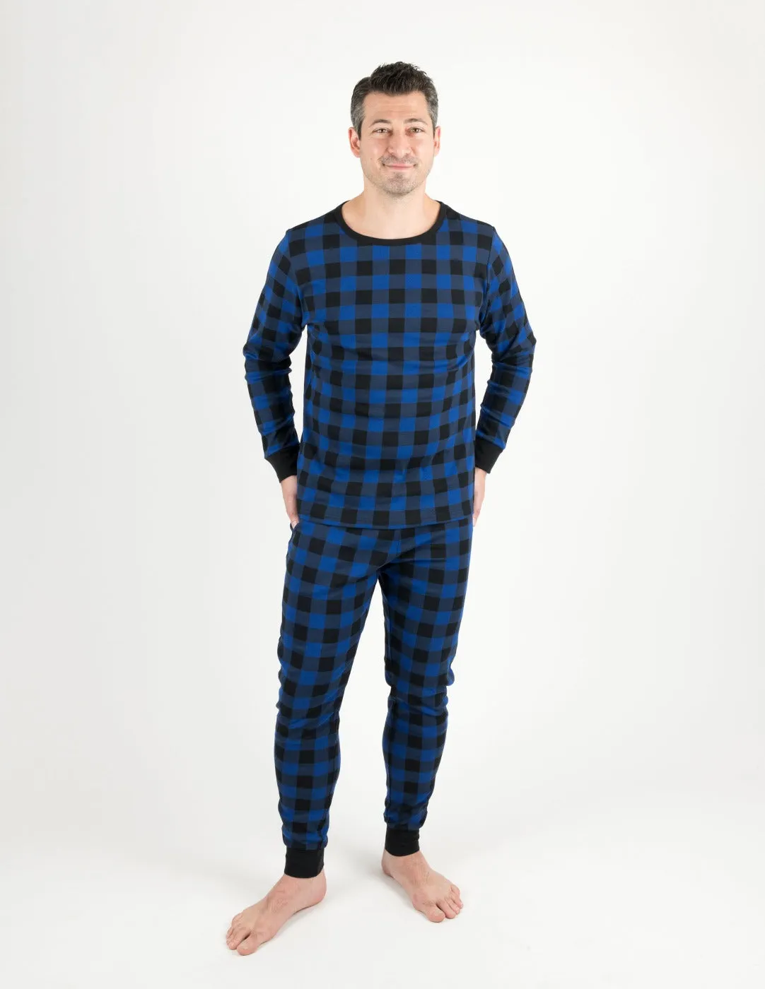 Men's Plaid Cotton Pajamas