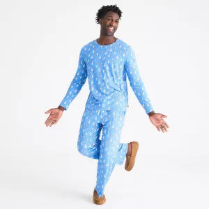 men's snow much fun modal signature long sleeve pajama set