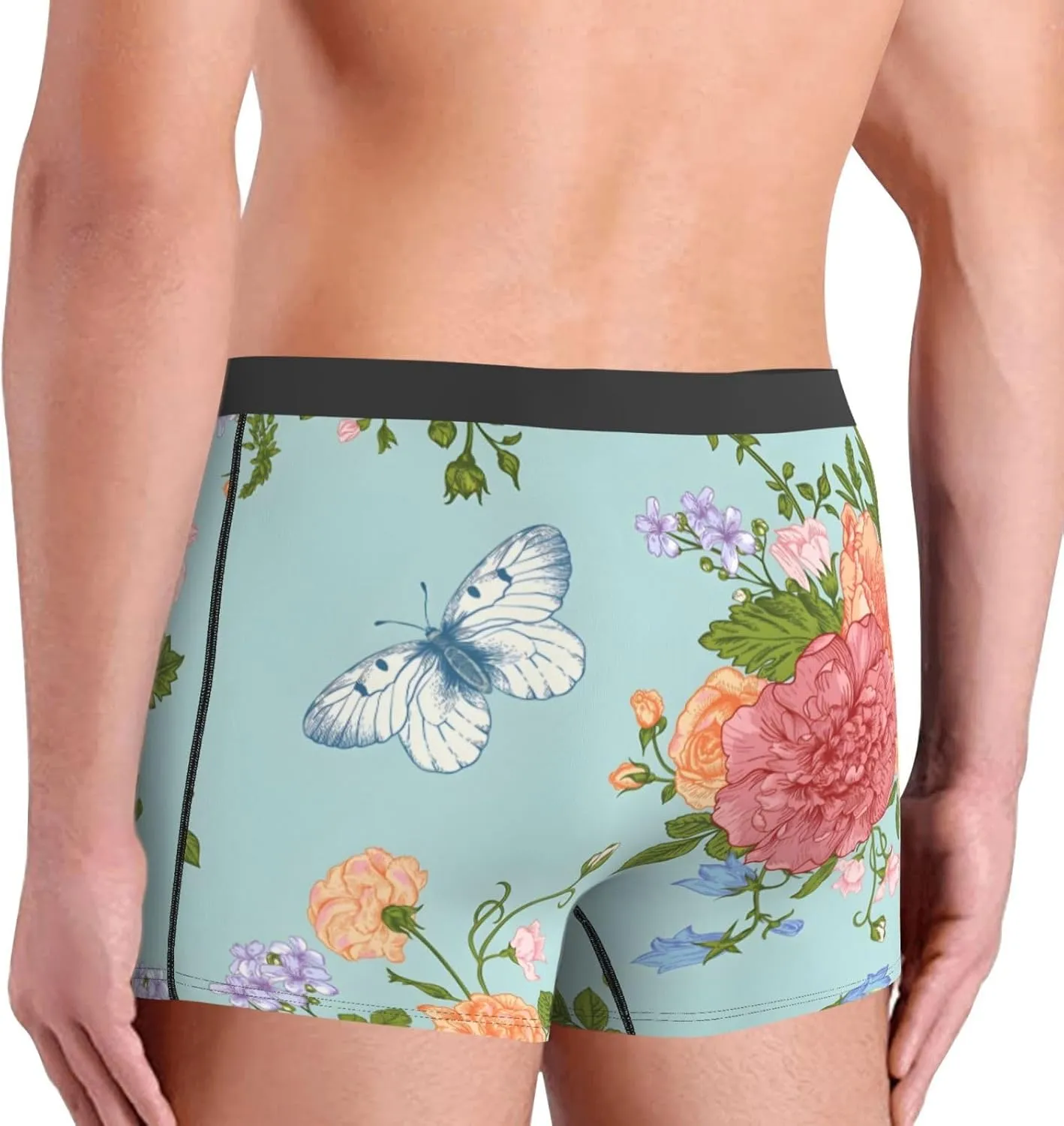 Men's Underwear Boxer Briefs Breathable Soft Wide Waistband Boxer Shorts