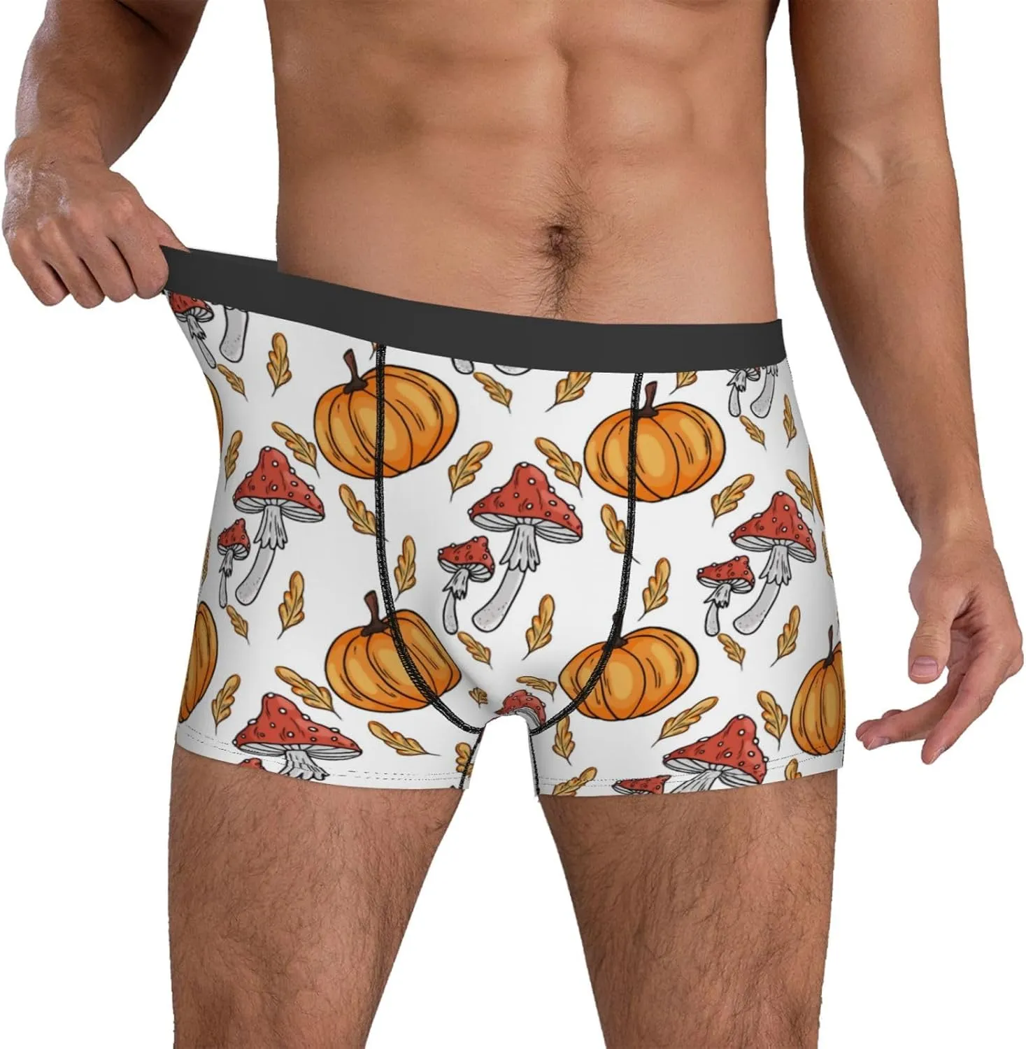 Men's Underwear Boxer Briefs Breathable Soft Wide Waistband Boxer Shorts