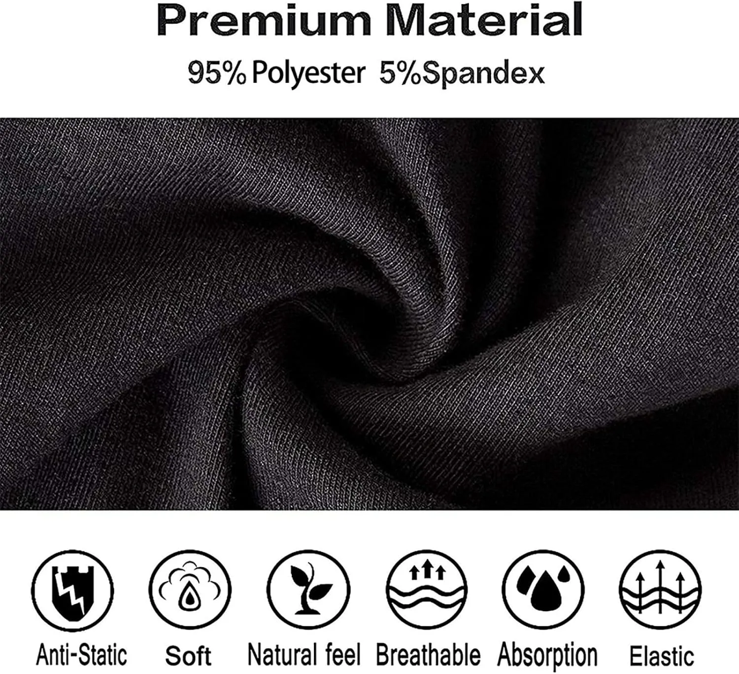 Men's Underwear Boxer Briefs Breathable Soft Wide Waistband Boxer Shorts