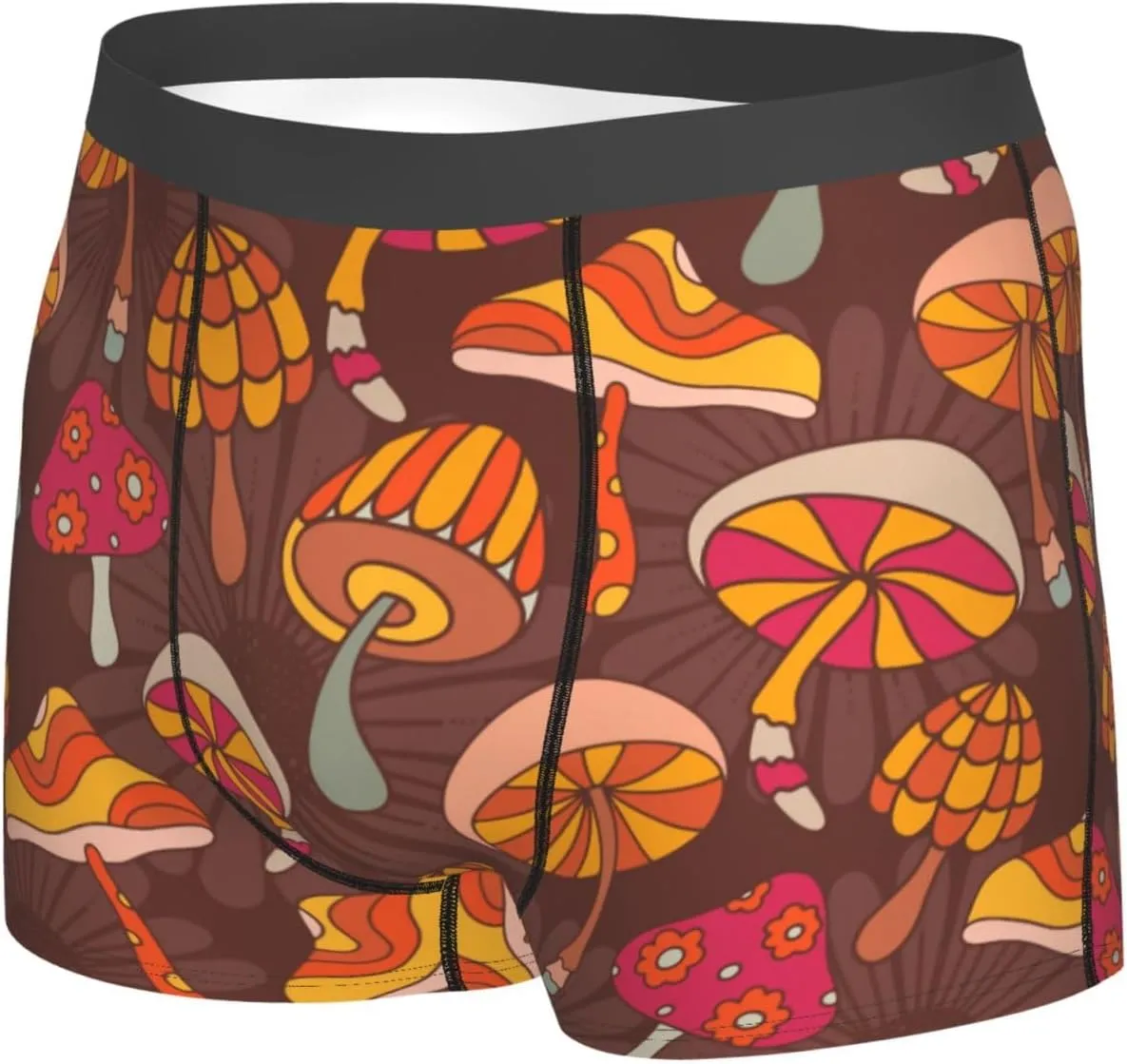 Men's Underwear Boxer Briefs Breathable Soft Wide Waistband Boxer Shorts