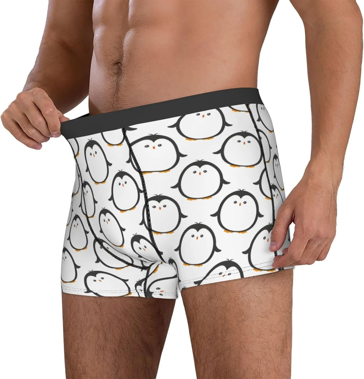 Men's Underwear Boxer Briefs Breathable Soft Wide Waistband Boxer Shorts