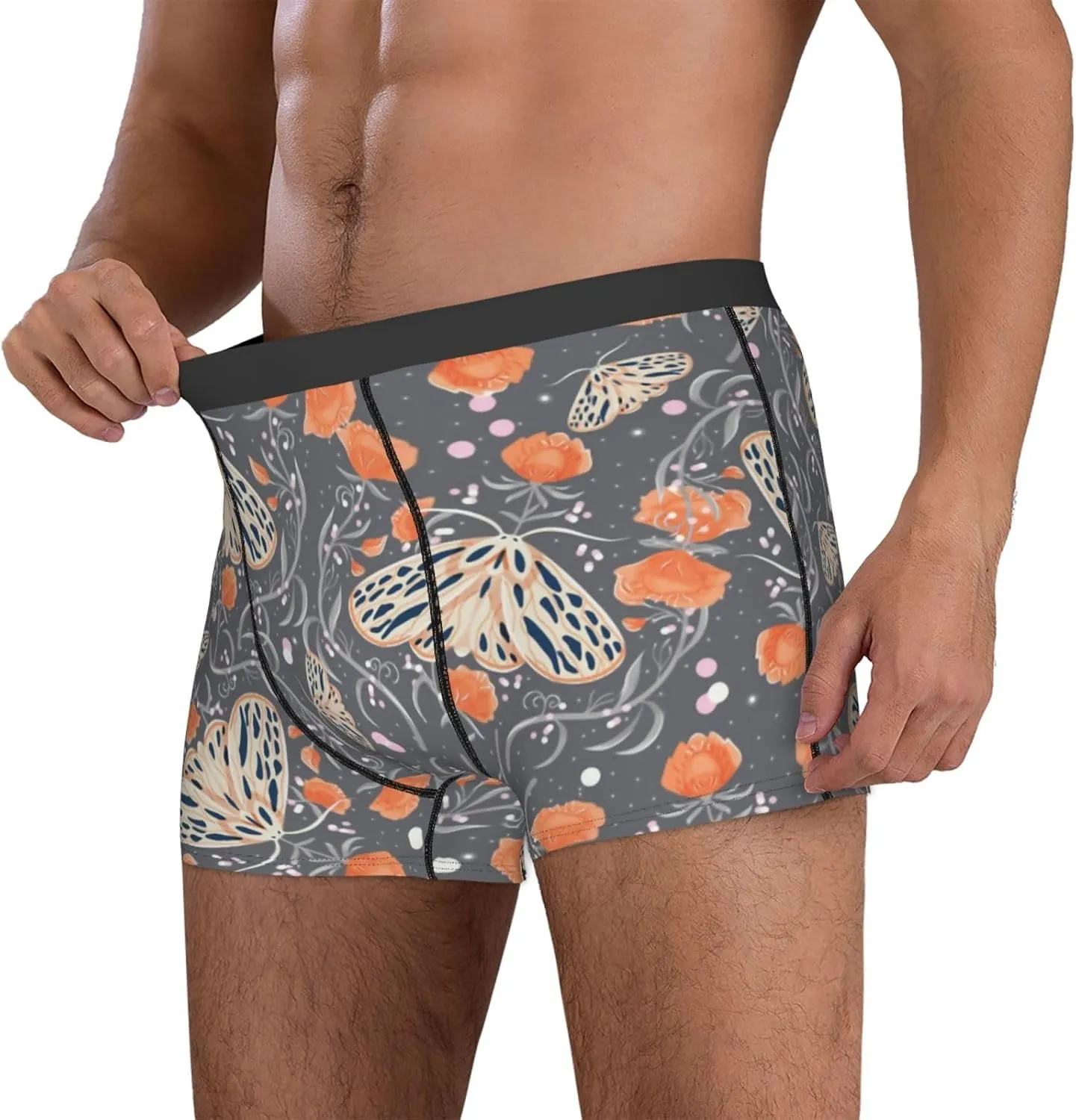 Men's Underwear Boxer Briefs Breathable Soft Wide Waistband Boxer Shorts