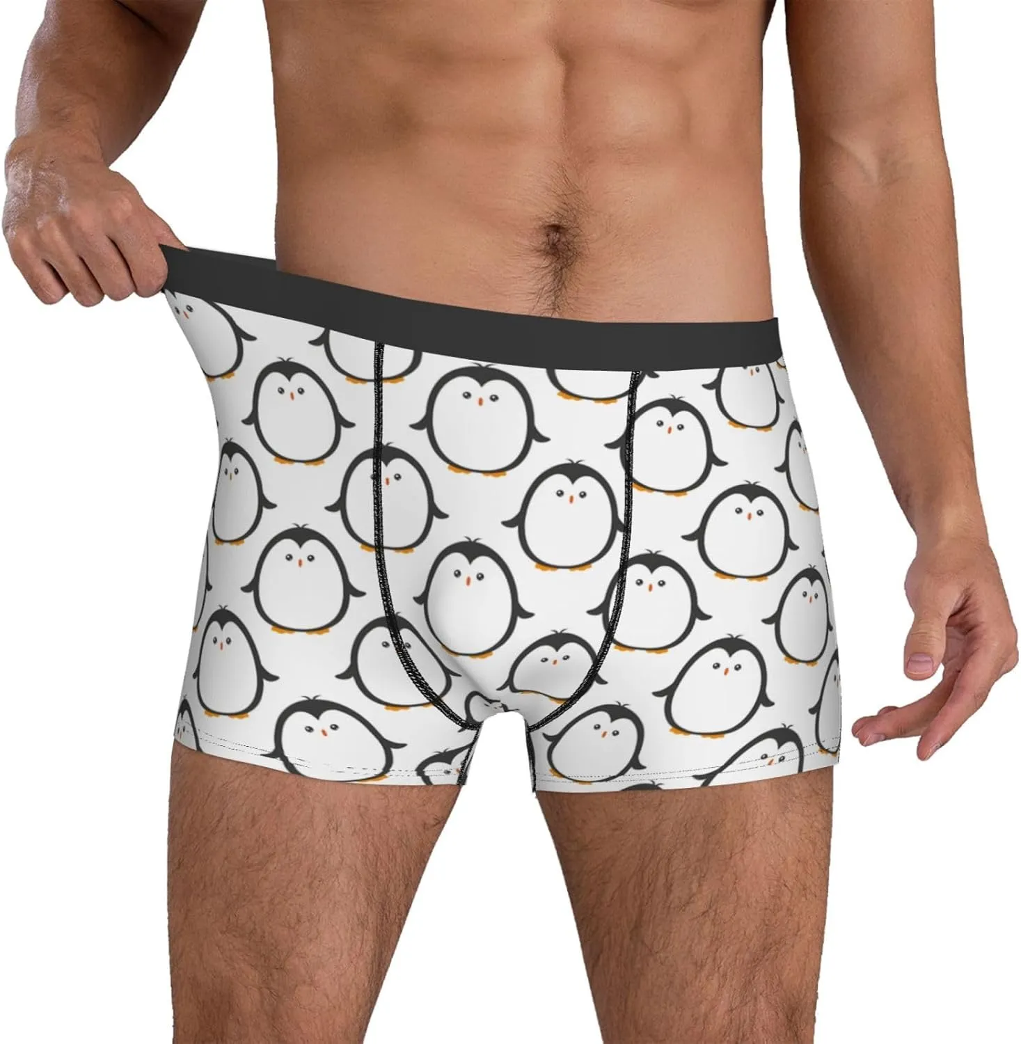 Men's Underwear Boxer Briefs Breathable Soft Wide Waistband Boxer Shorts