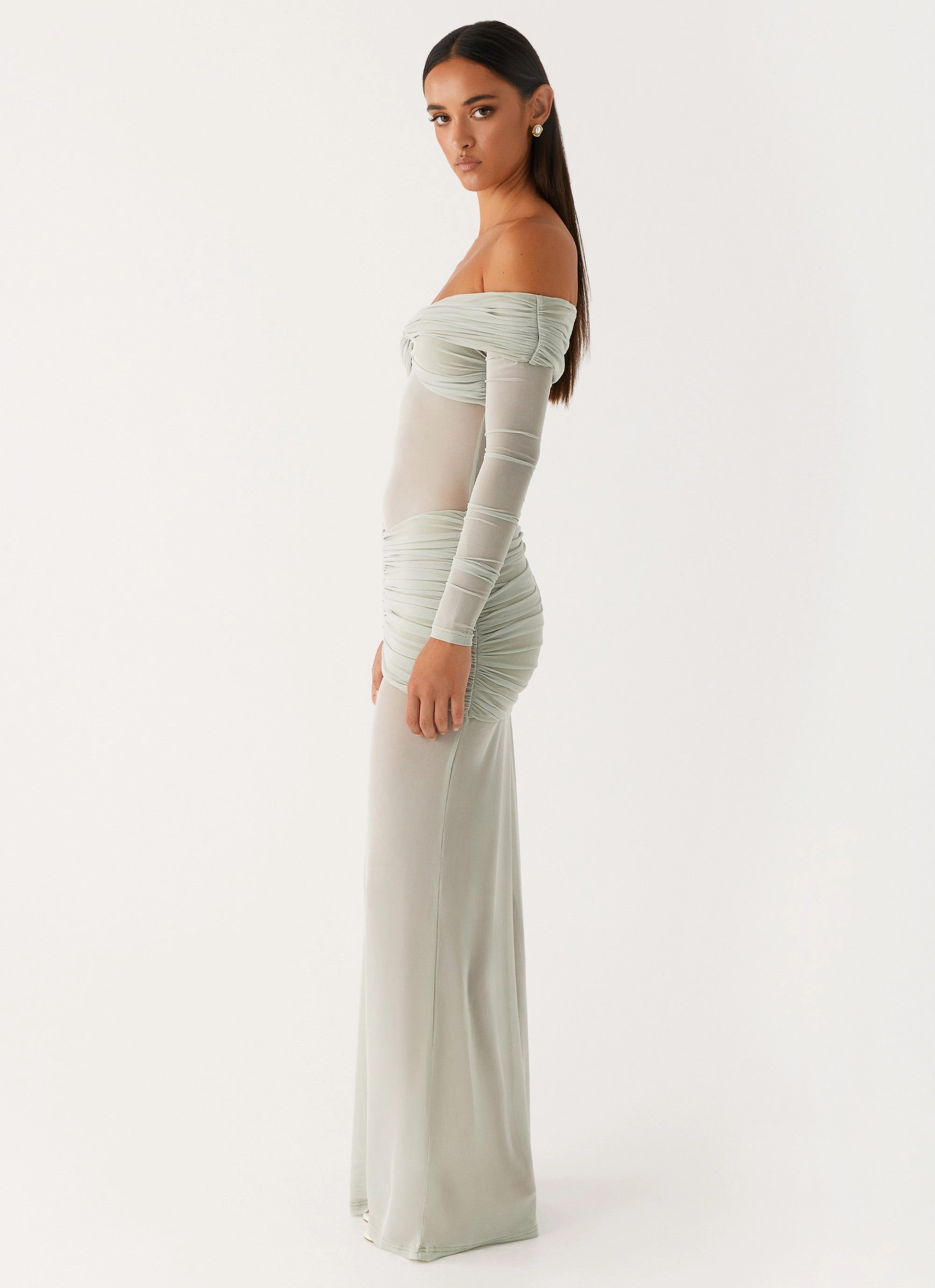 Mercy Maxi Dress - Sage Breathable Style Night Vibes
