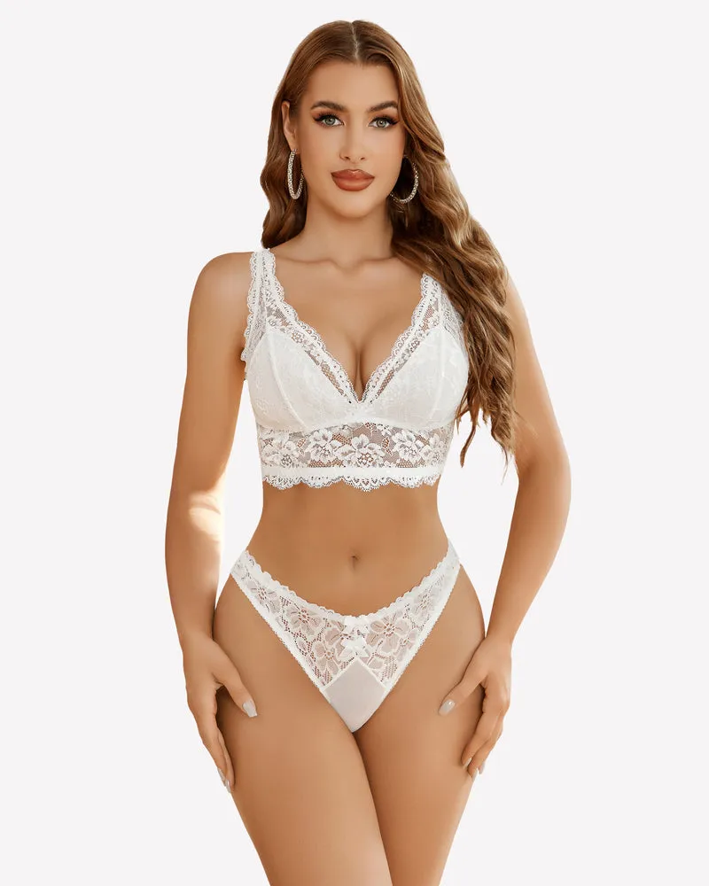 Mesh Lace Thongs Low Waist Panties