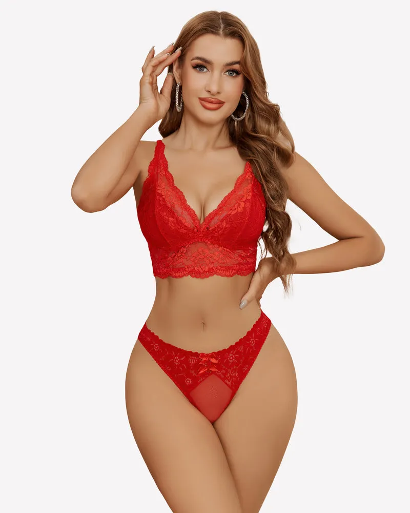 Mesh Lace Thongs Low Waist Panties
