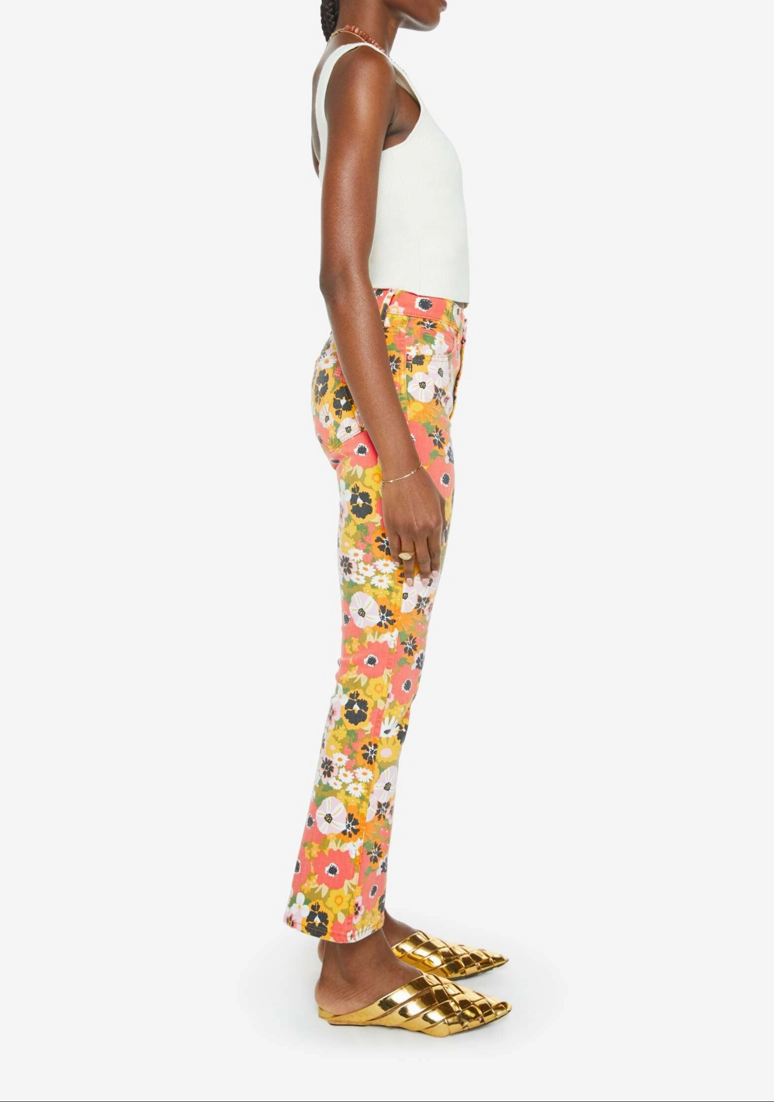 The Mid Rise Smokin' Double Flood in Flowers Al Fresco Daily Fashion Base Comfort