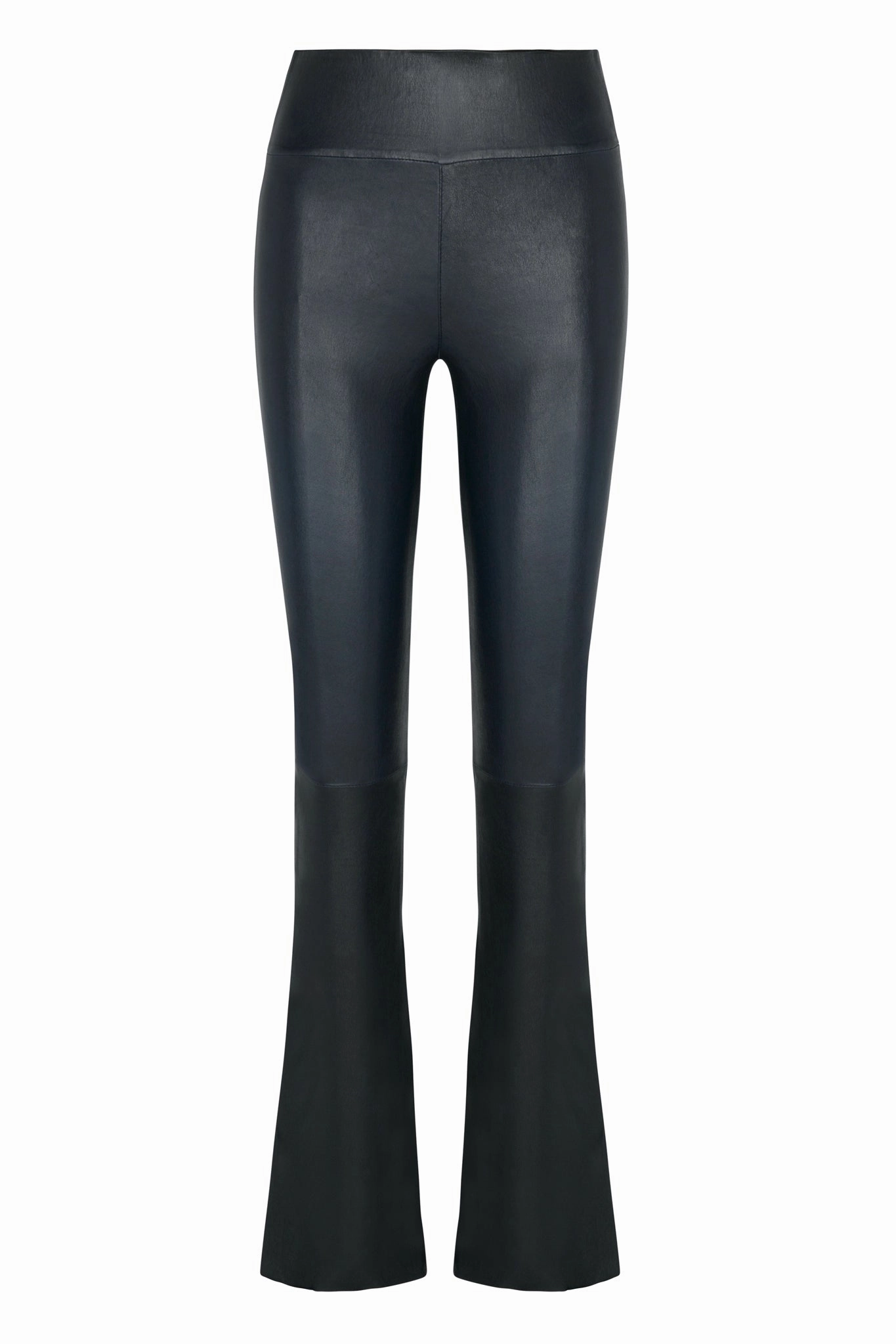 Chic and Soft Fit Midnight Leather Micro Flare
