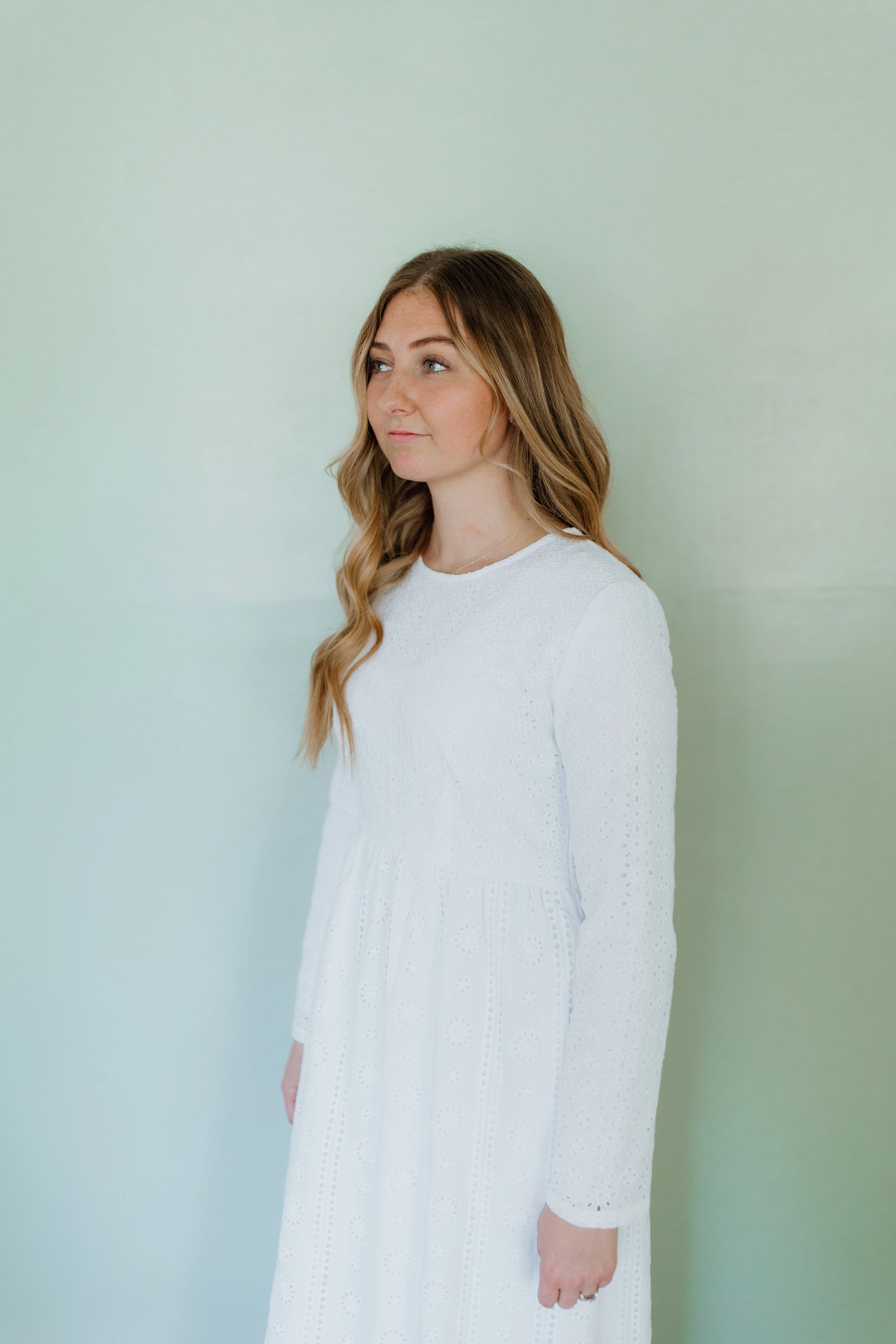 Bright Appeal Sage Glow Miley Temple Dress