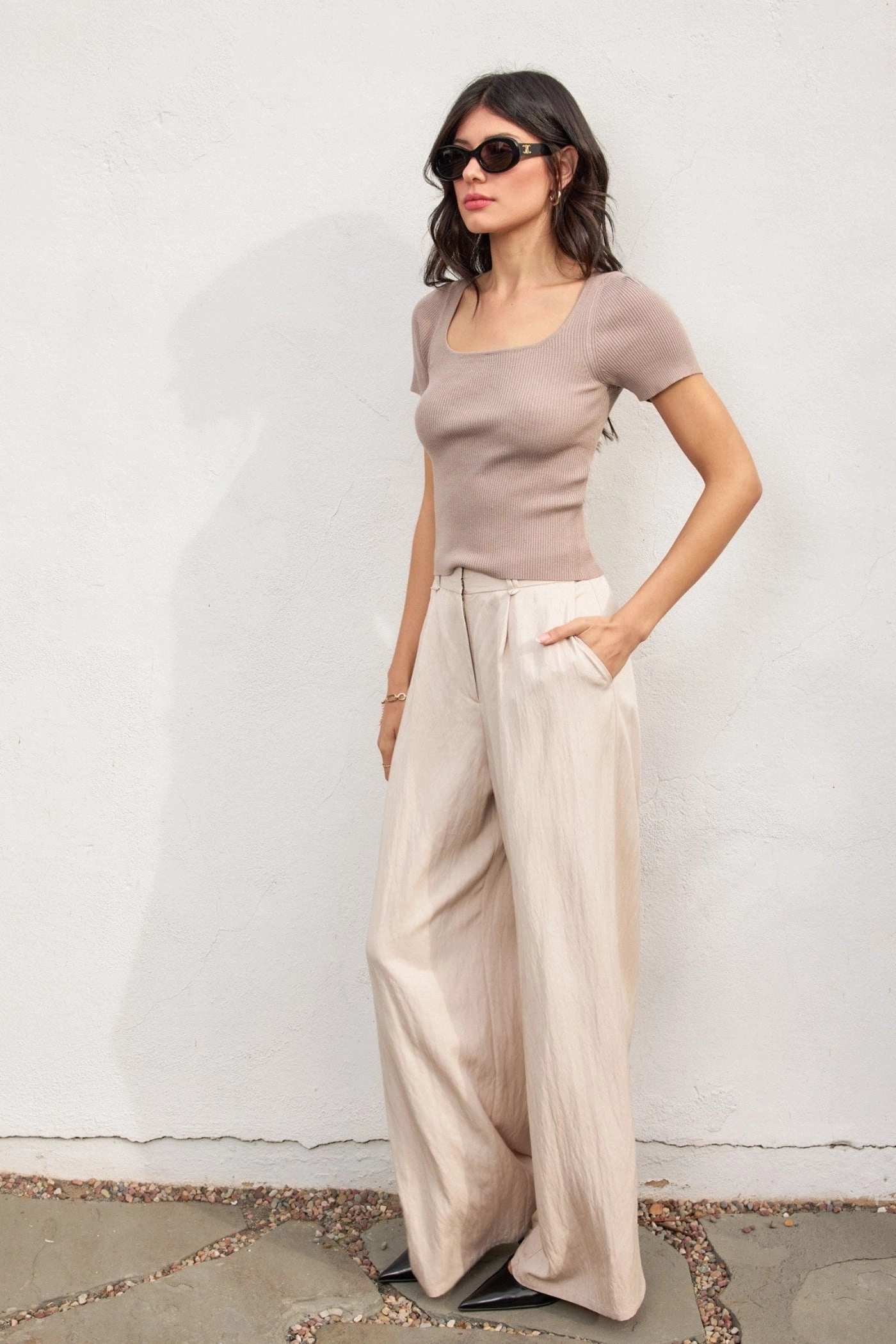 MILLIE WIDE LEG TROUSERS Easy Travel
