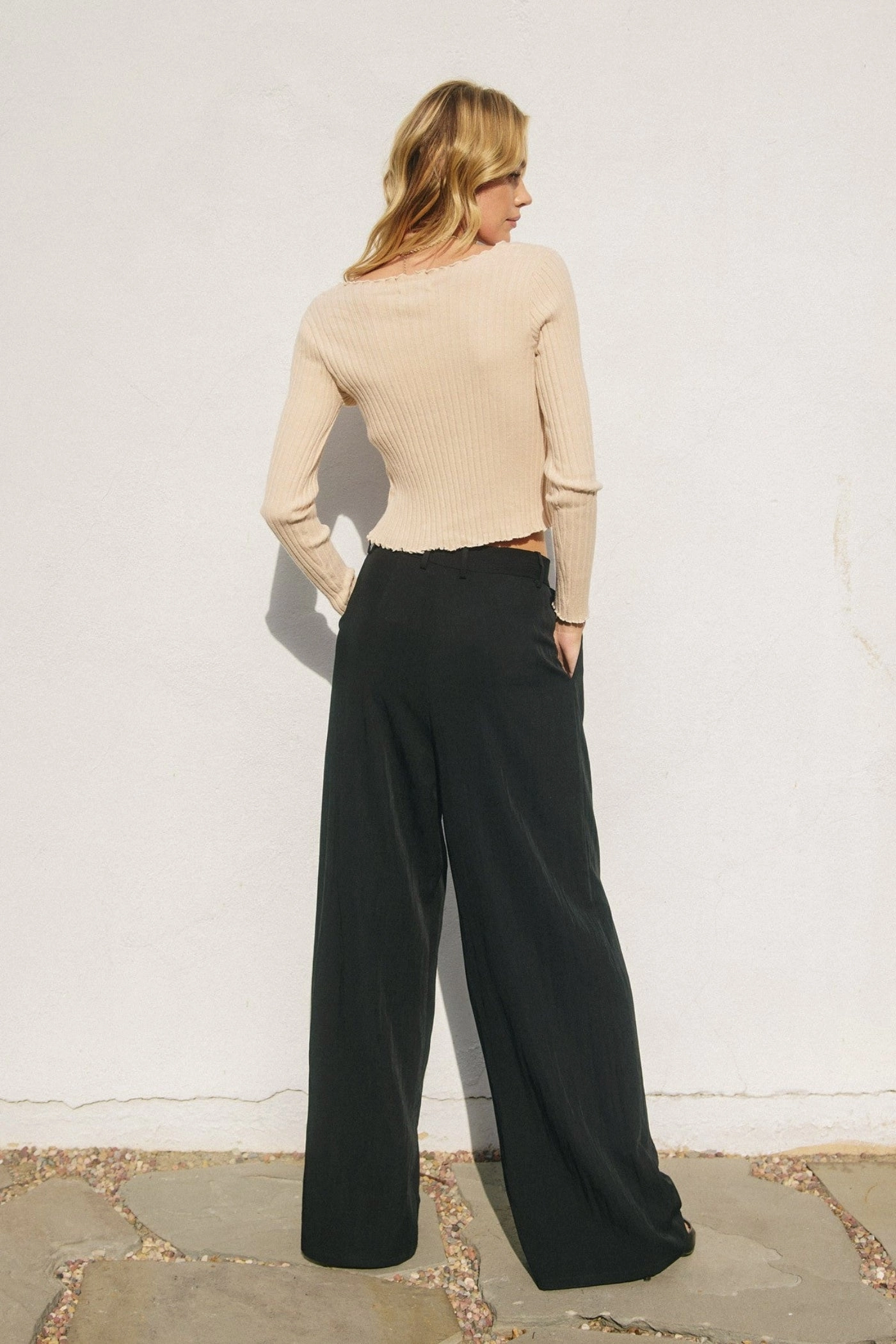 Tough Materials Low Bulk MILLIE WIDE LEG TROUSERS