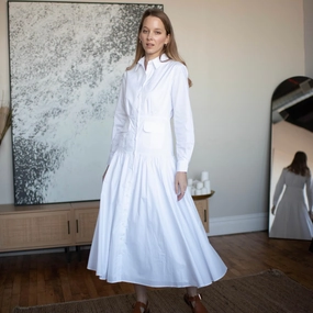 Mimi Dress | White [Final Sale] Global Style Full Coverage