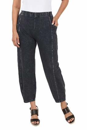 Mineral Wash Pull-On Ankle Pant PermeableCloth Snag Resistant Fabric