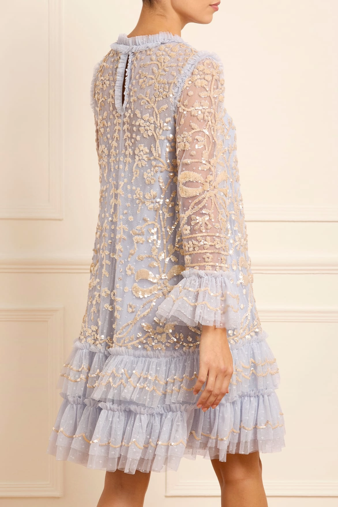 Cool Palette Celia Long Sleeve Mini Dress