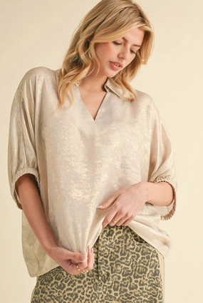 Airflow Weave Pattern Never Let You Down Pearl Top