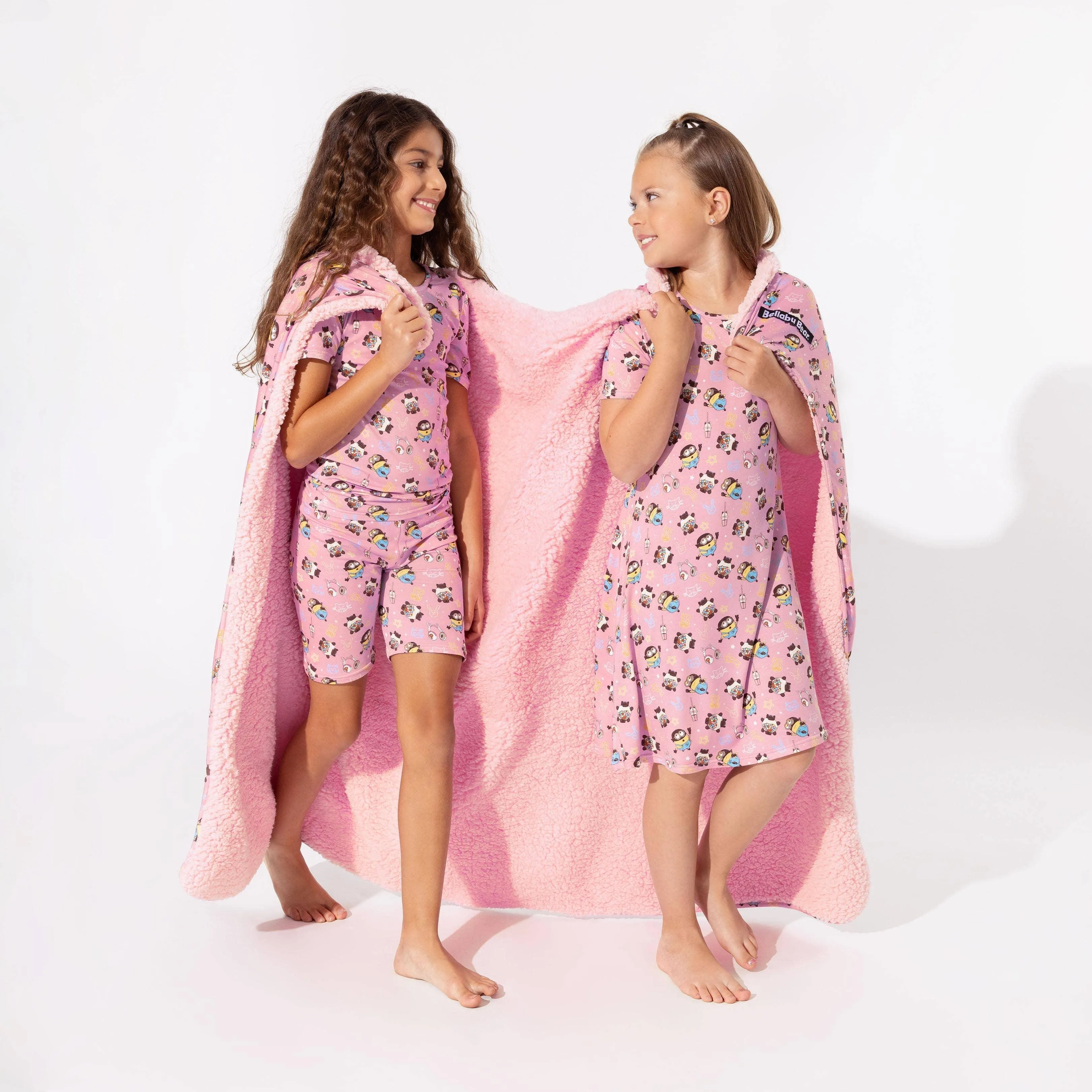 Minions Always Popping Bamboo Kids Pajama Short Set
