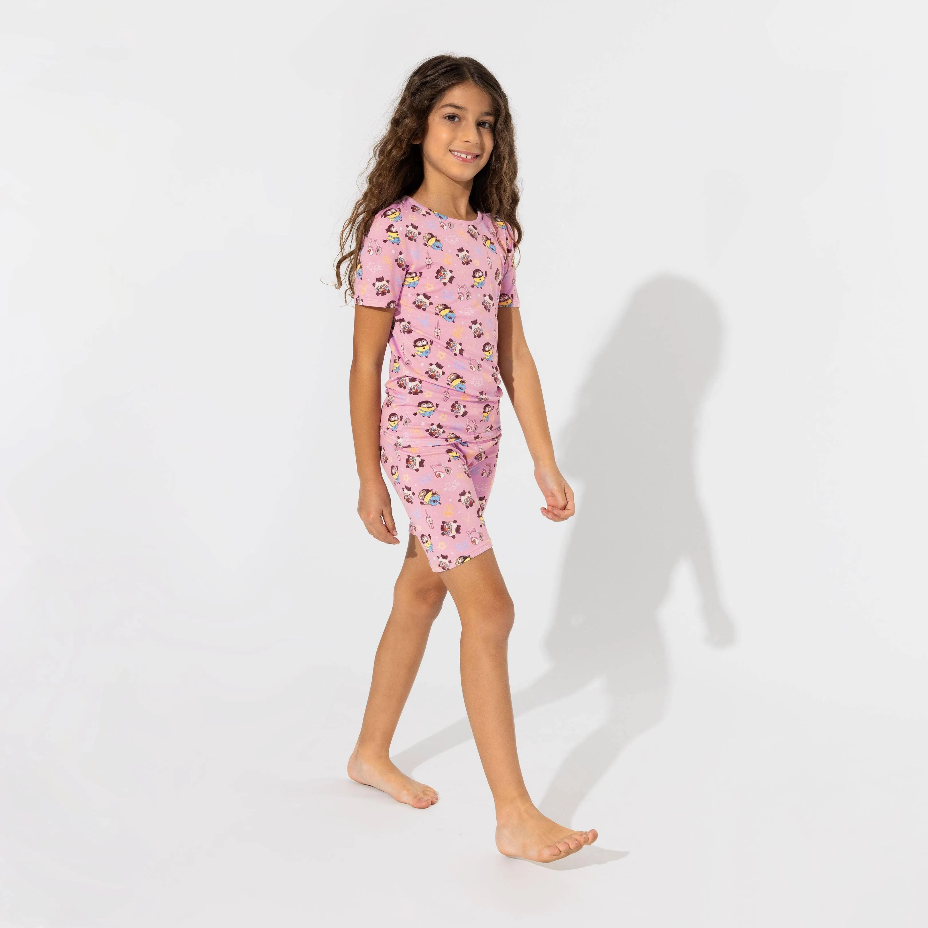 Minions Always Popping Bamboo Kids Pajama Short Set