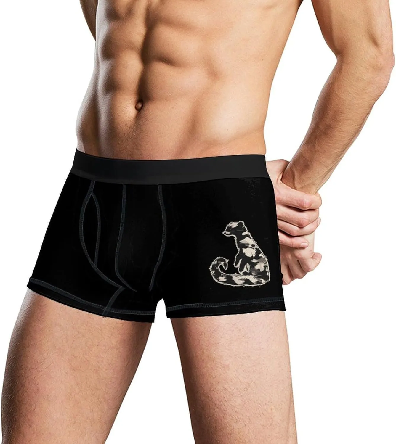 Mink Camouflage Men's Underwear Breathable Boxer Brief Soft Underpants