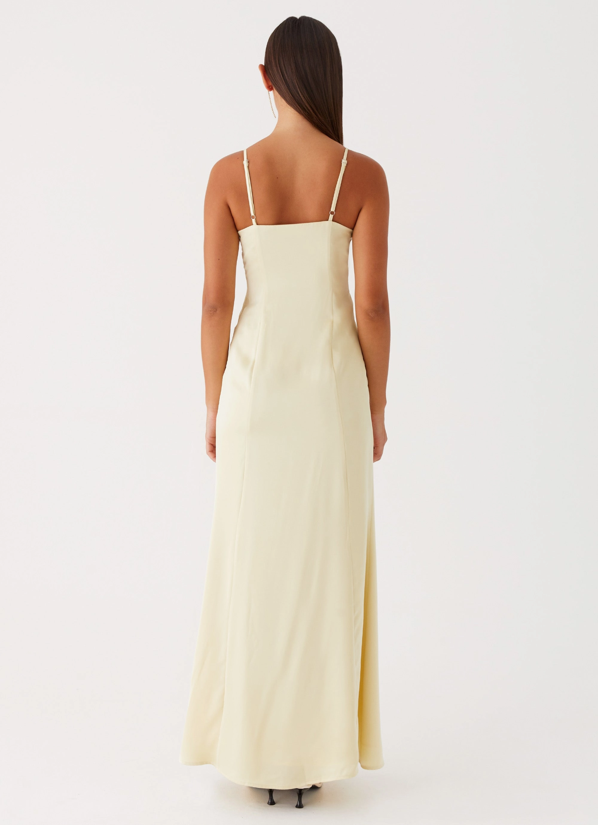 Miss Bloom Maxi Dress - Lemon Cozy Touch