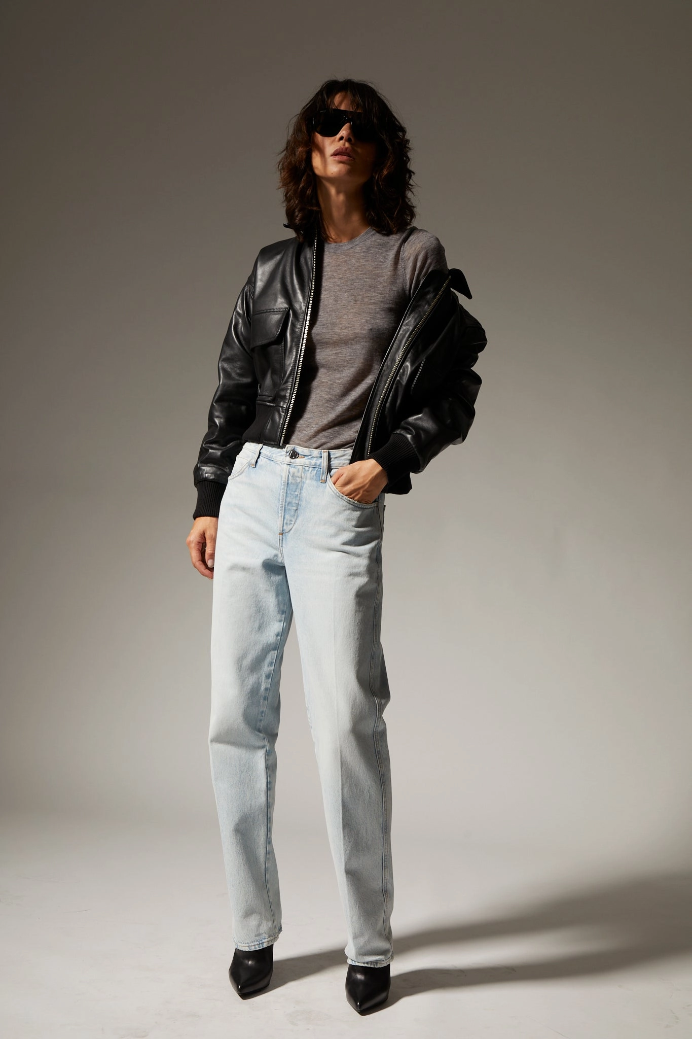 Farah Slim Boyfriend Denim Sweat Wicking Lining Lightweight insulation