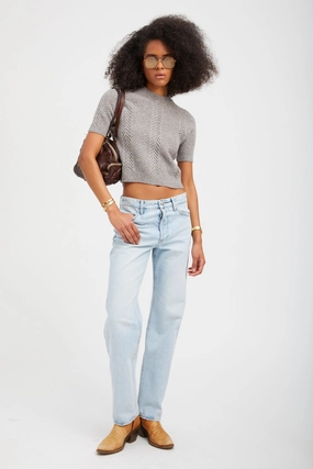 Farah Slim Boyfriend Denim Eco Friendly Fabric Plus-size option