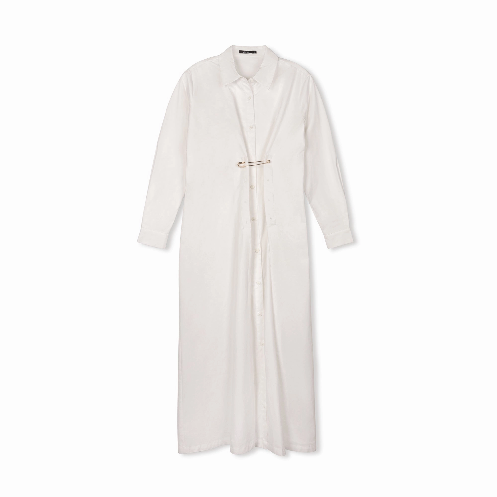 Overlay Pin Dress | White [Final Sale] Urban Fit Soft Harmony
