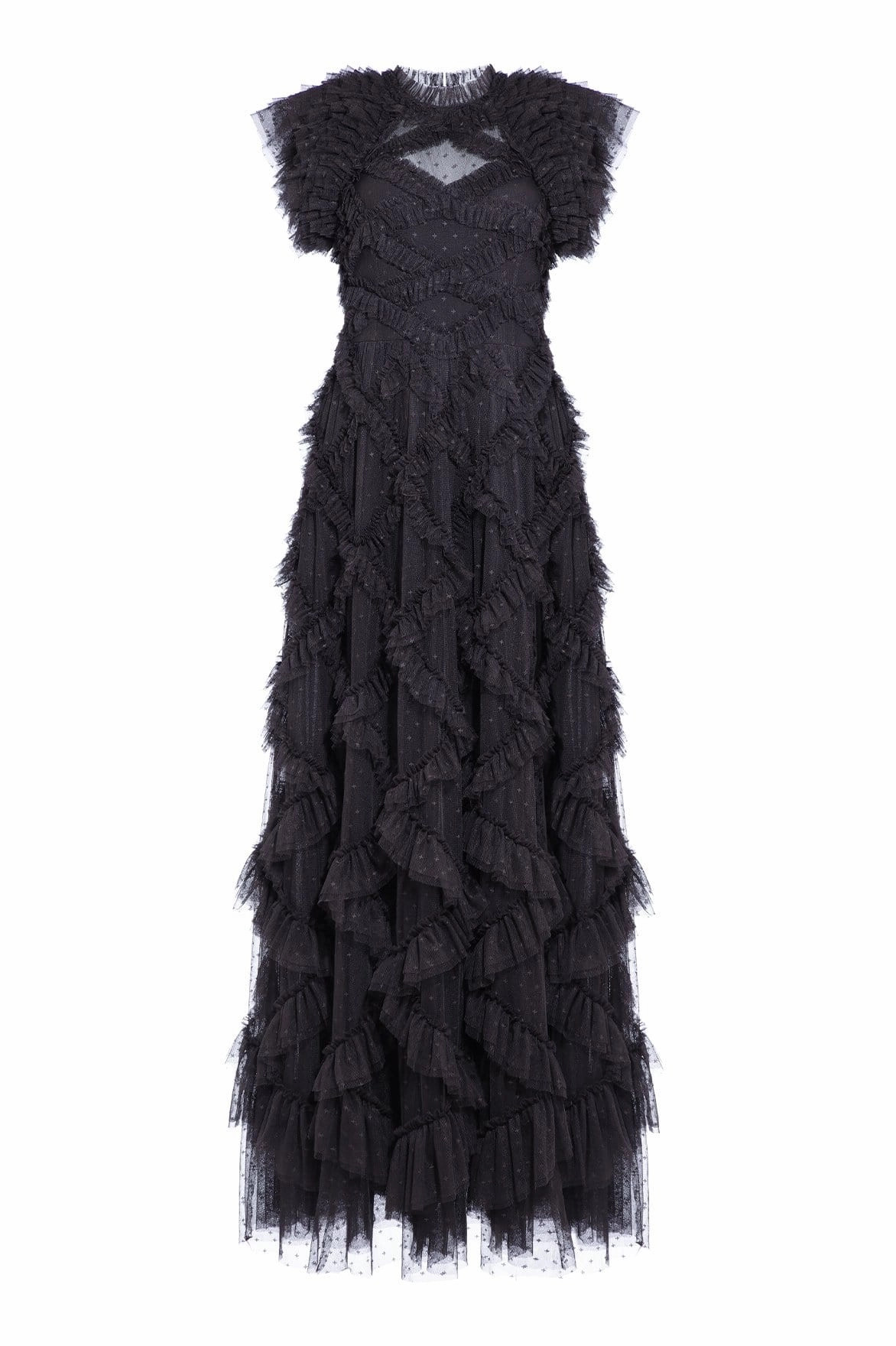 Trend-Inspired Genevieve Ruffle Gown