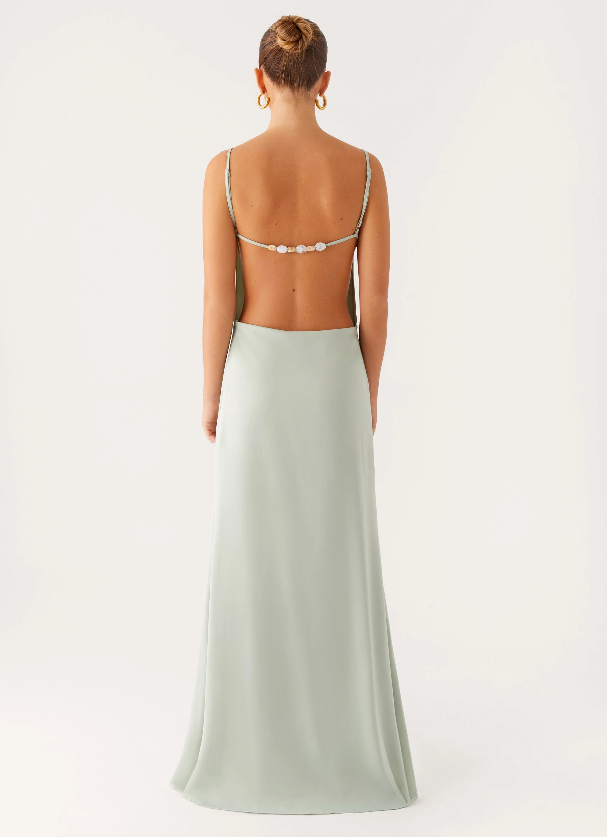 Flattering Layers Yves Maxi Dress - Mint
