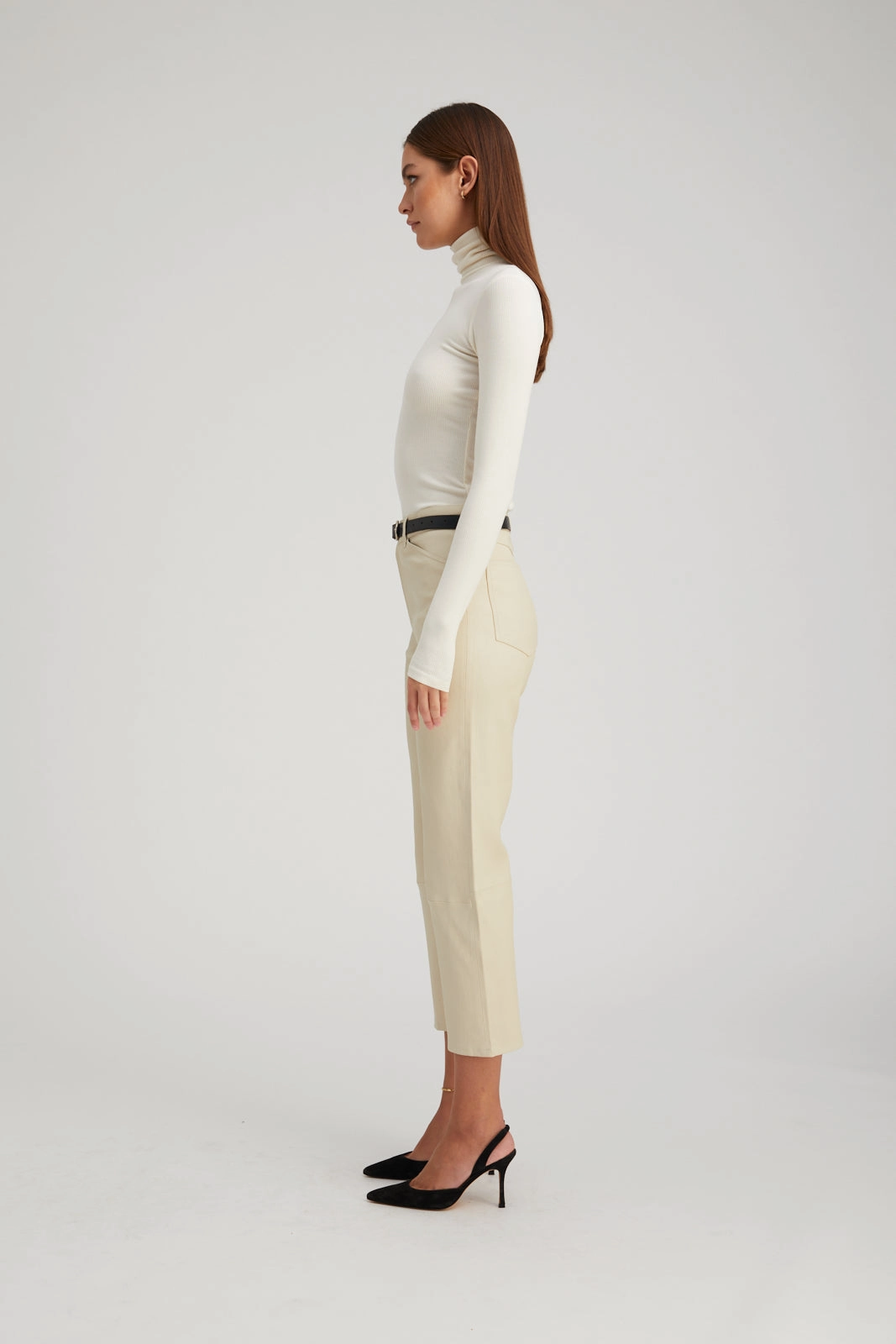 Ecru City Long Sleeve Turtleneck LayeredStyling