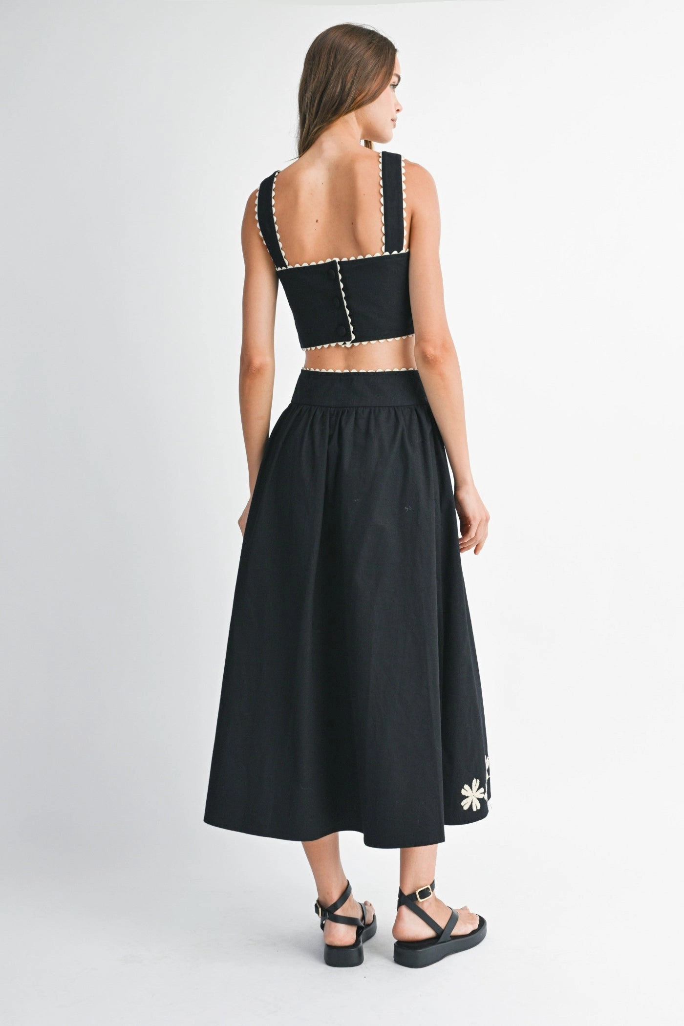 ELLIE WRAP MIDI SKIRT Street Attire Functional Fashion