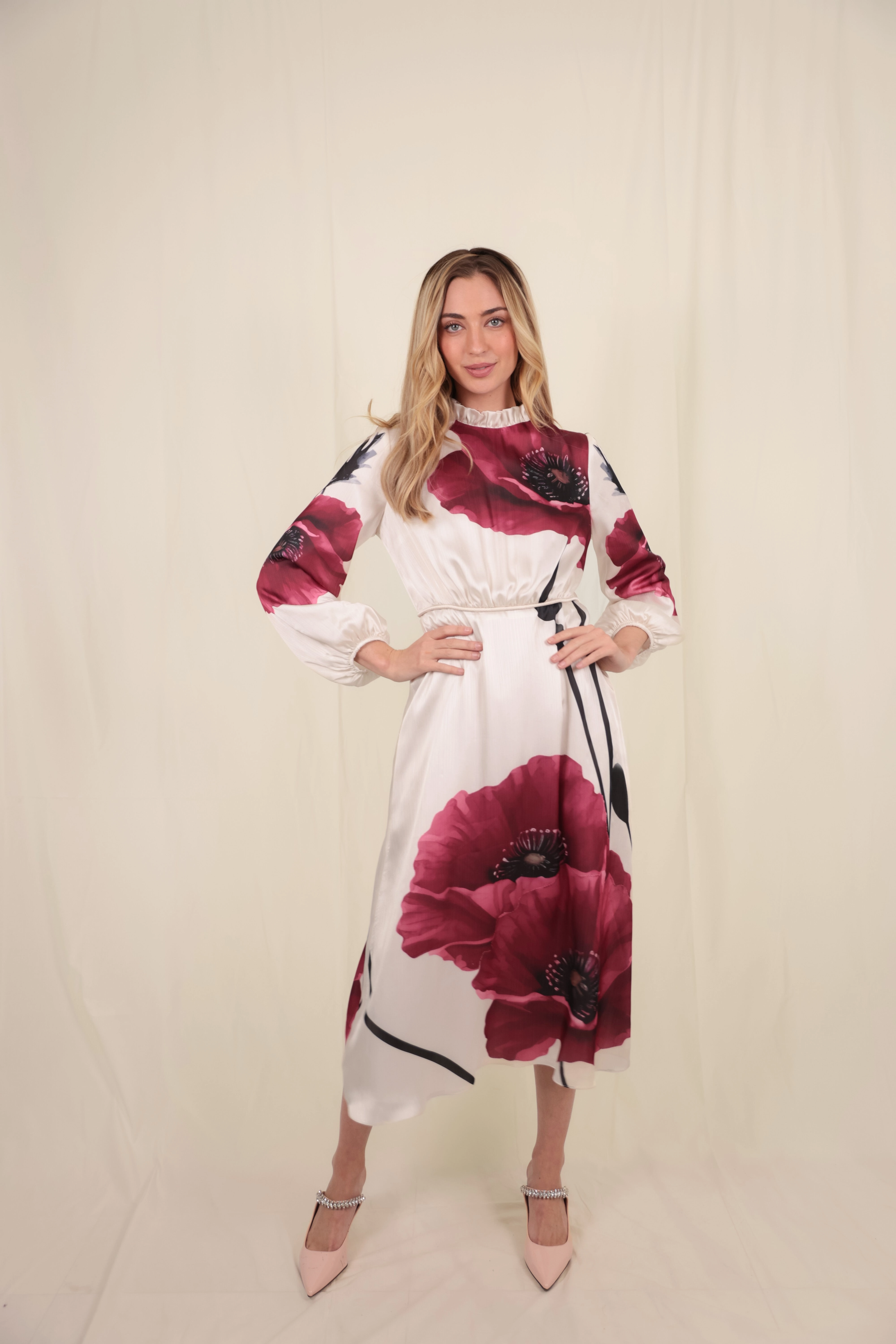 Tailored Waistband Monette Dress