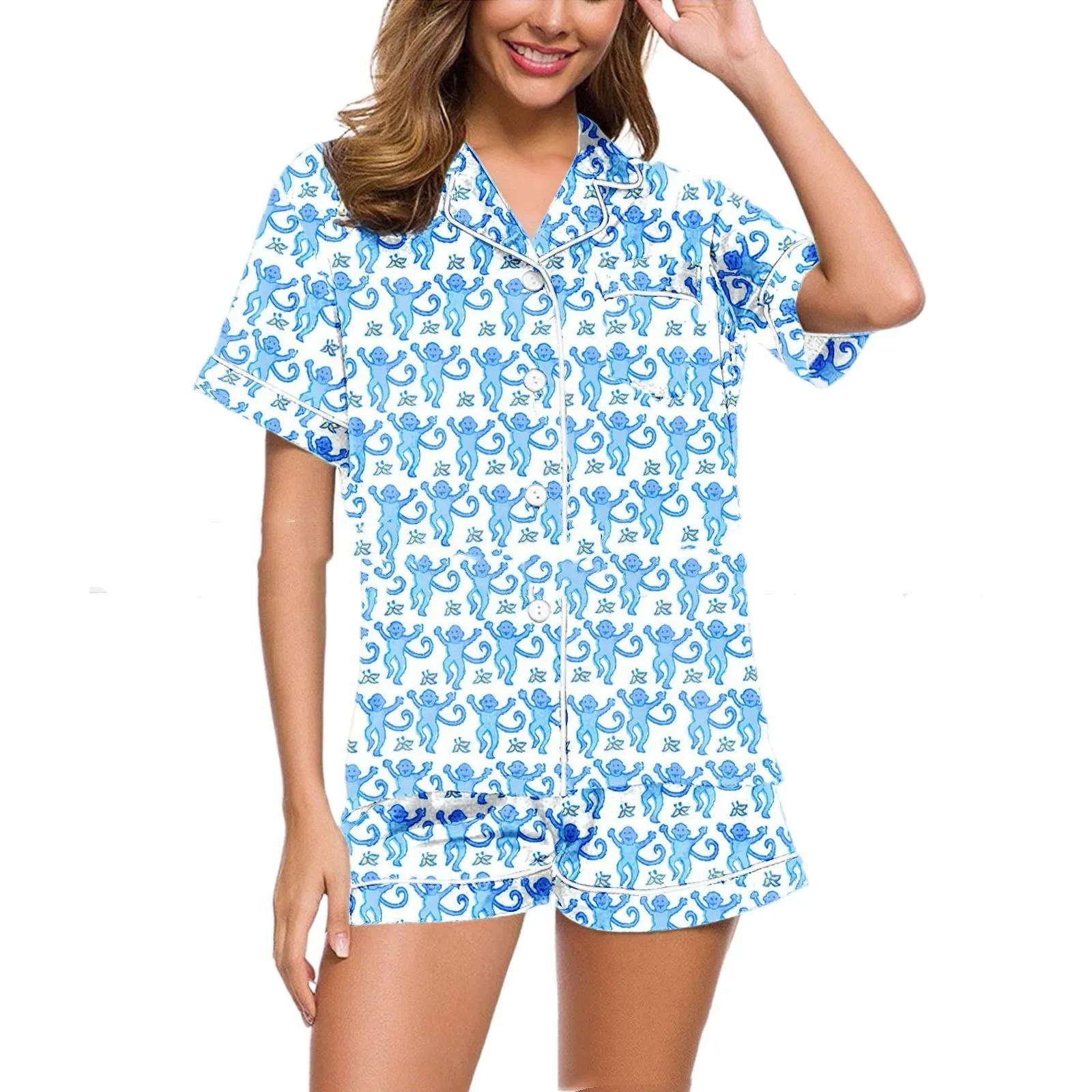 Monkey Print Pajamas