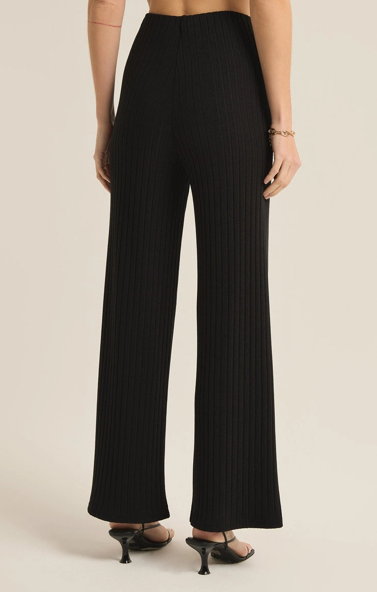 Soft Wear SoftCottonBlend Monte Rib Pant in Black