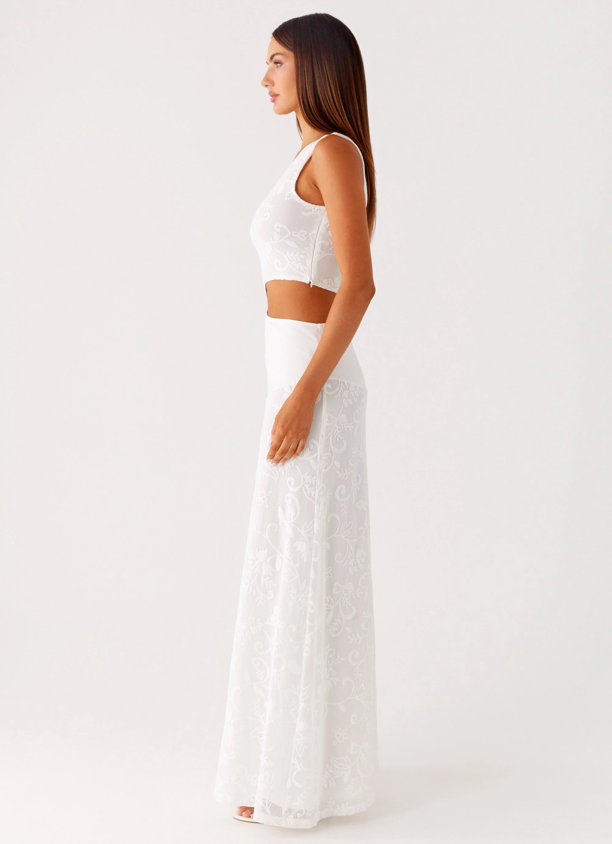 Natural Wrap More Than Maybe Maxi Dress - White