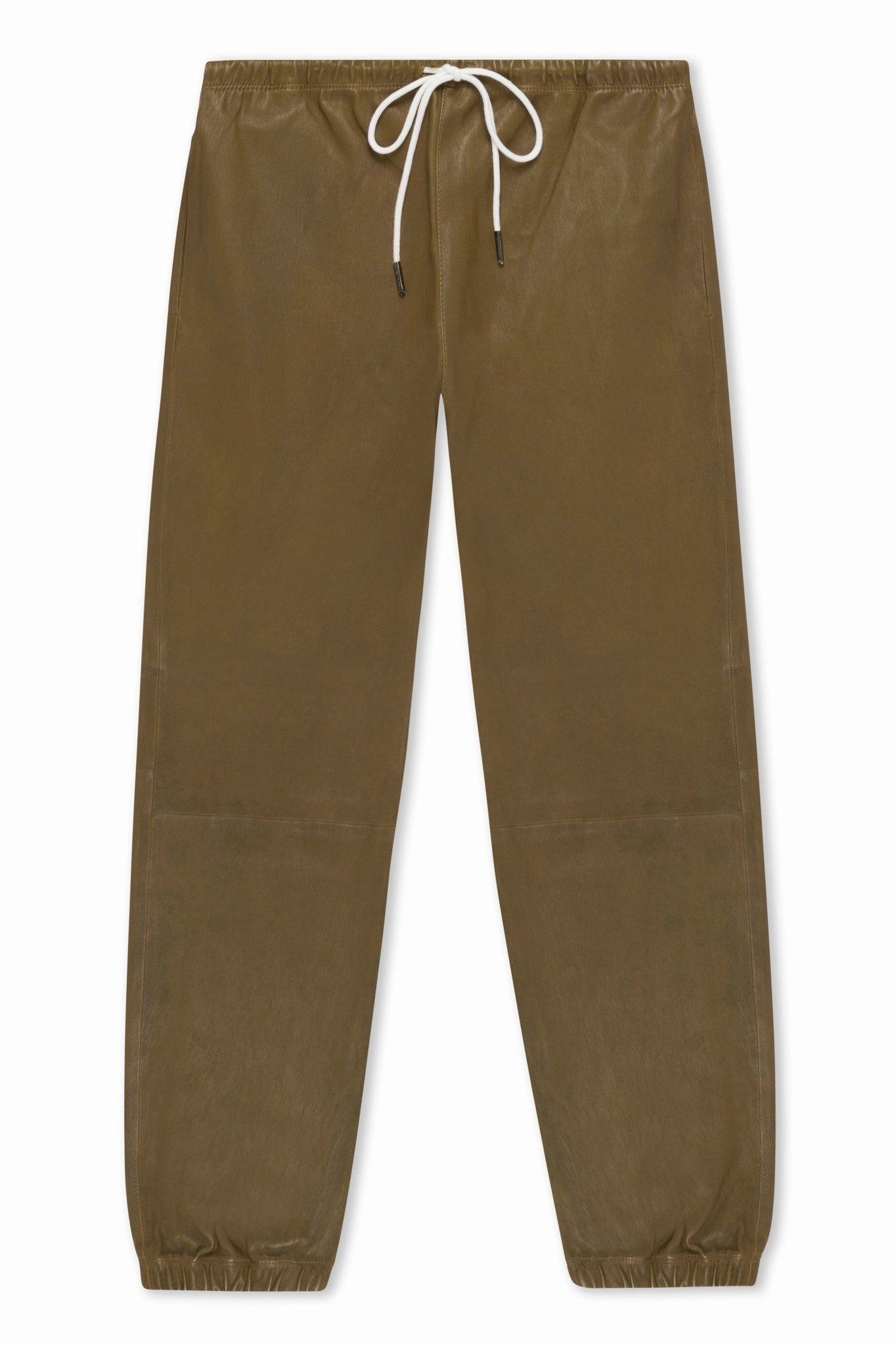 Weekend Ready Moss Leather Sweatpants
