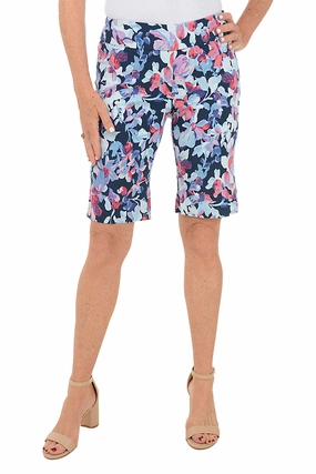Ruby Orchids Pull-On Bermuda Short Reinforced Gusset