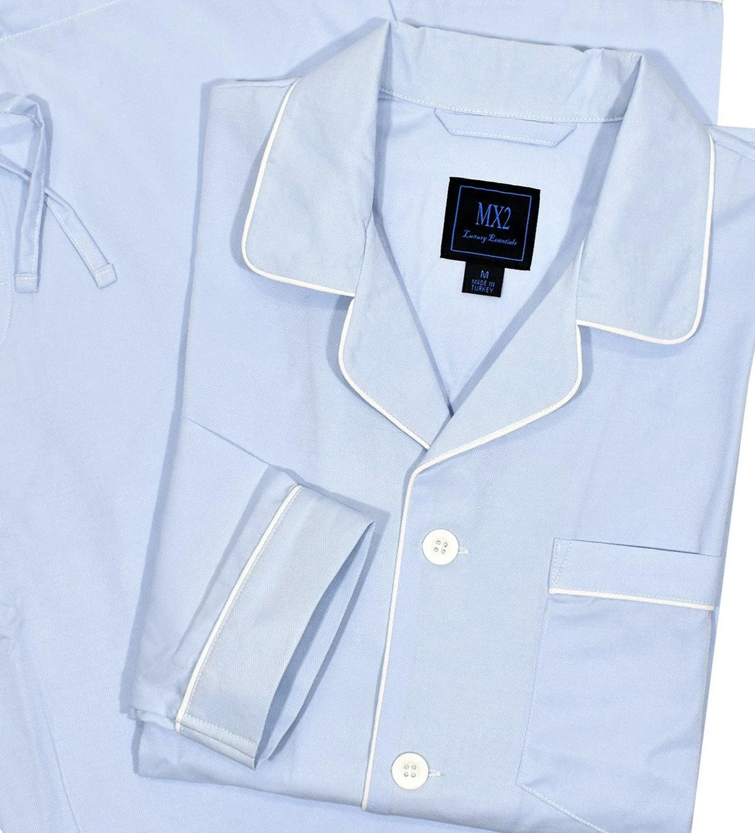 MP013 Sky Jacquard Pajama Size MD