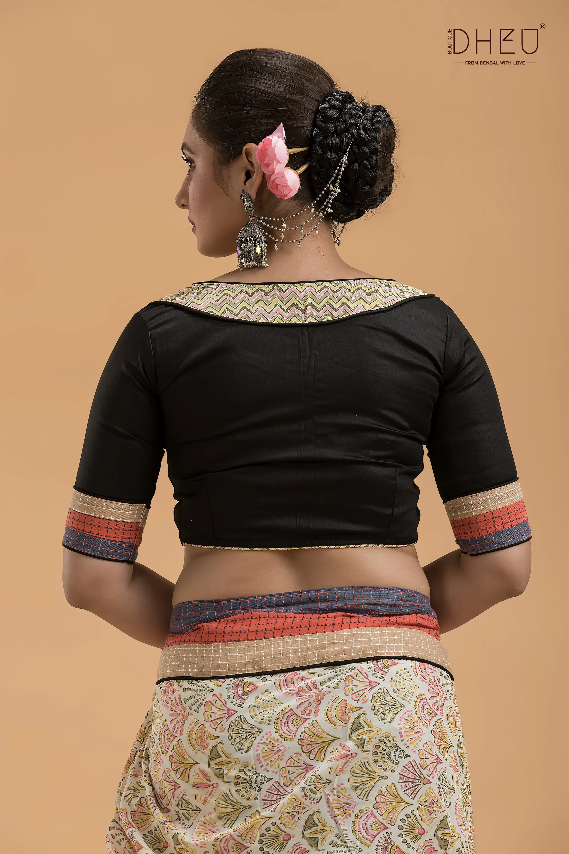 Mr. & Mrs. Chowdhury-Designer Mekhela Couple Set
