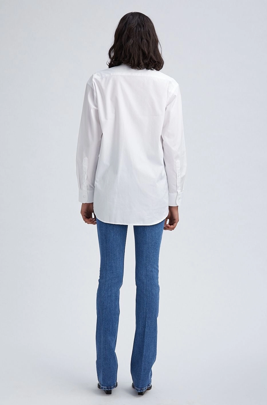 White Slim Fit Button Down With Pocket Formal Shirt Easy Fit