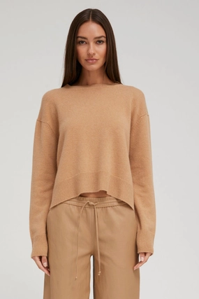 Praline Cashmere Boxy Sweater ZeroWaste Pattern