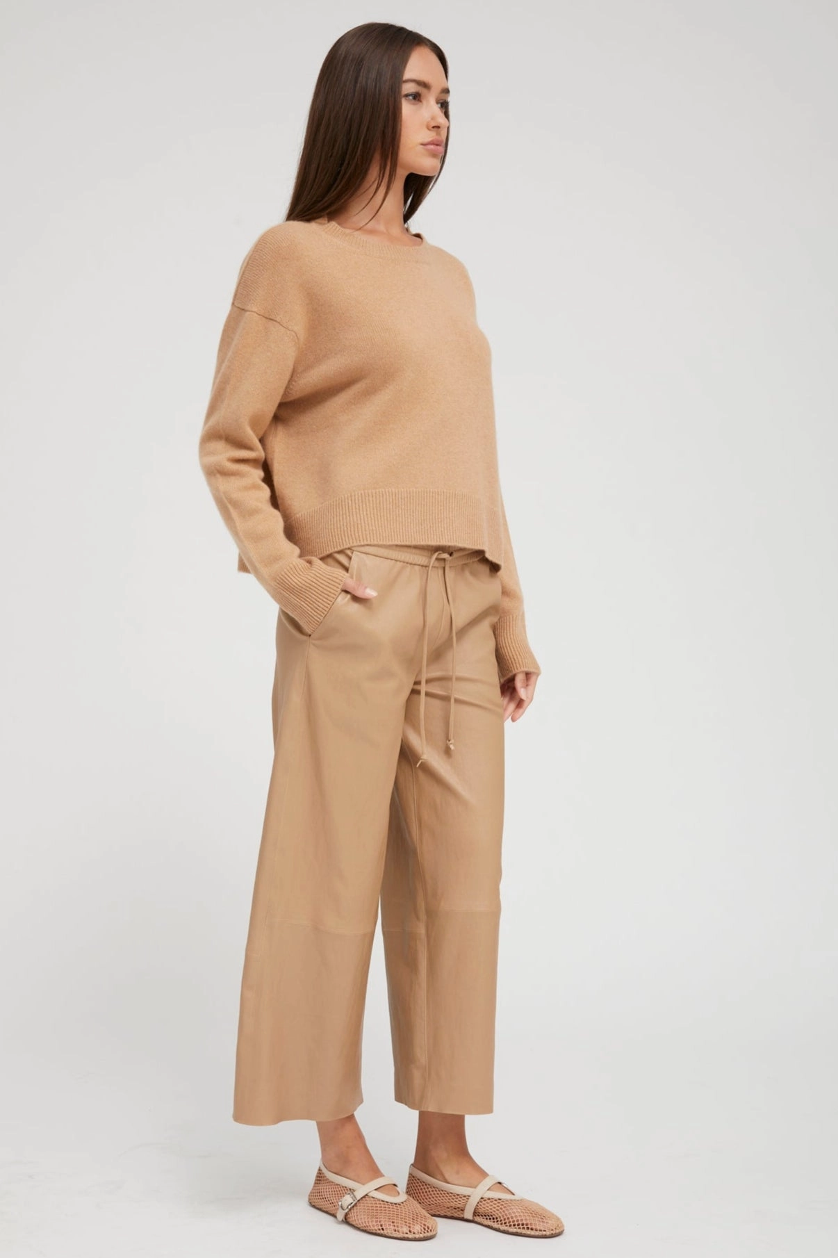 Praline Cashmere Boxy Sweater Oversized Silhouette