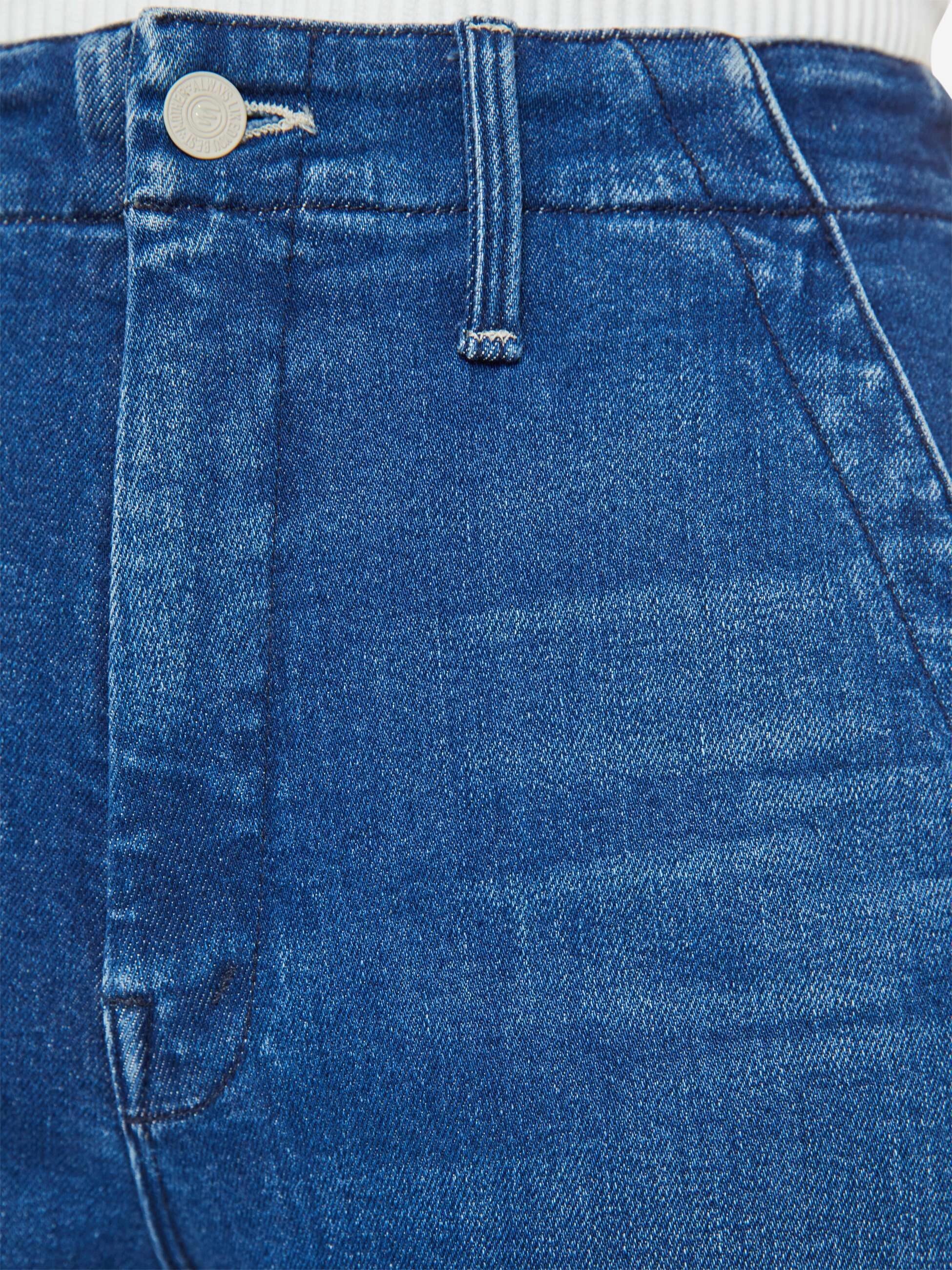 Major Zip Sneak in Whatever You Want Trendy Look Acid Wash Effect
