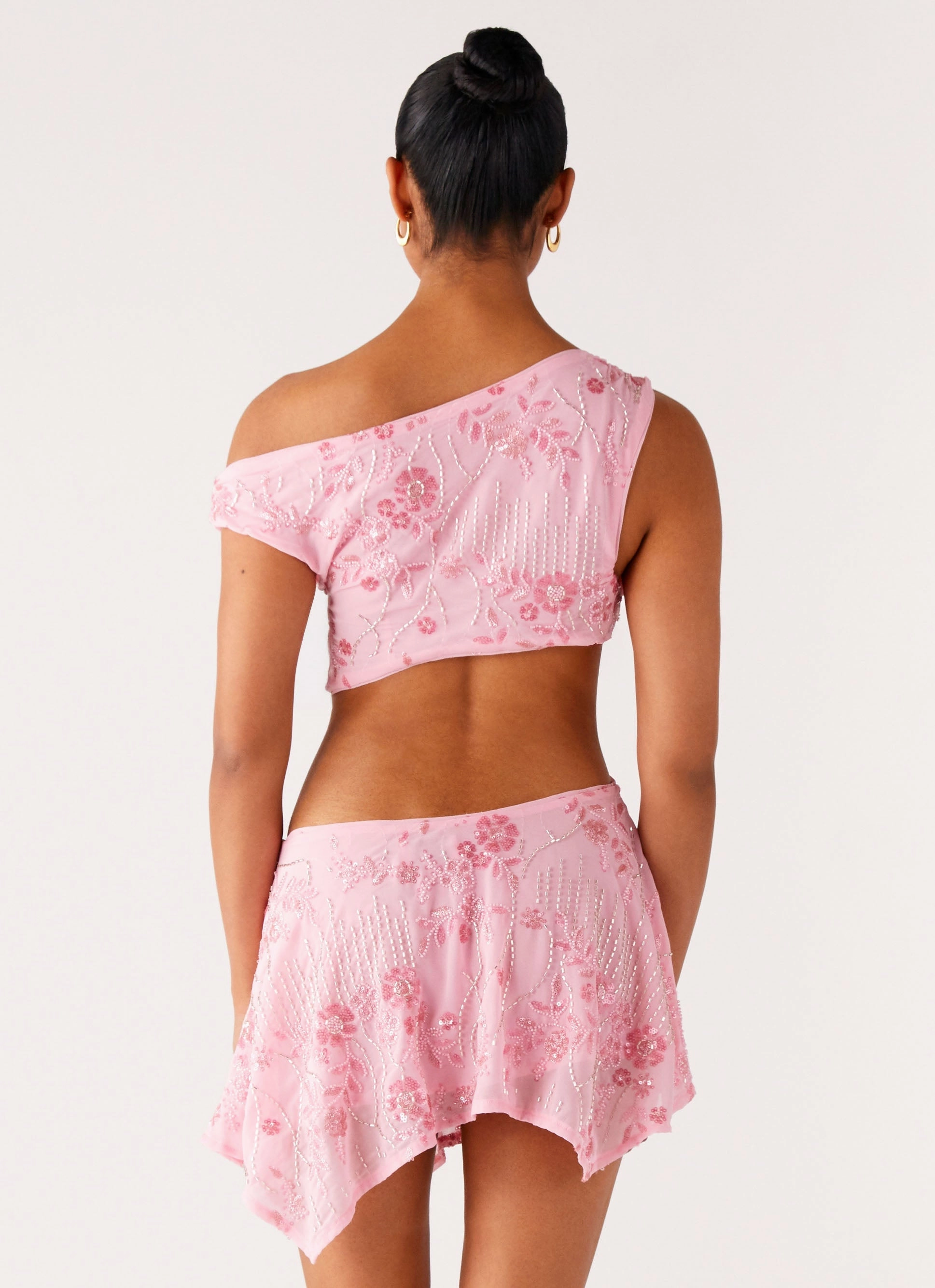 Aletta Sequin Mini Dress - Pink Comfortable Look