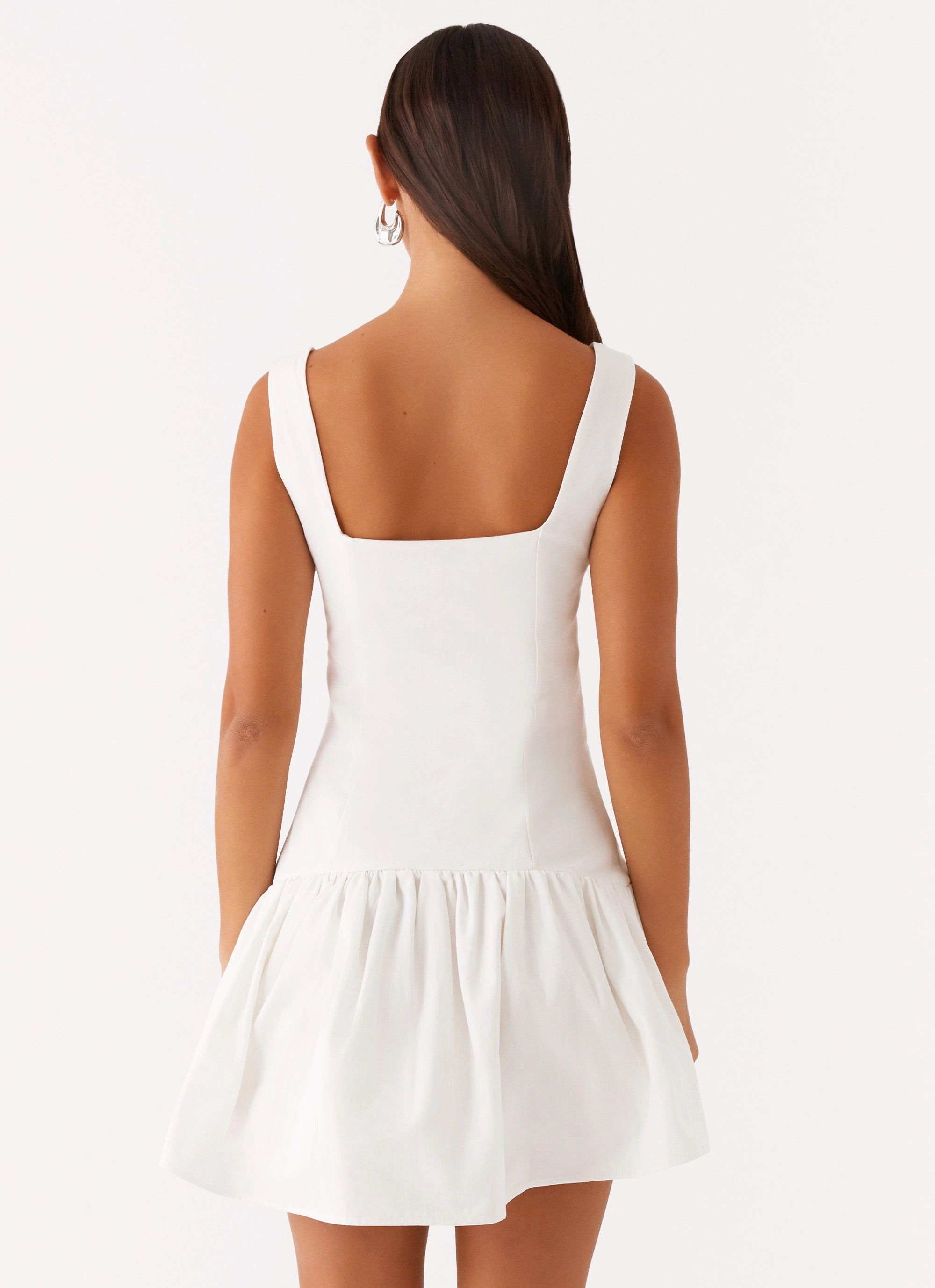 Jolene Mini Dress - White Refined touch Functional-Design