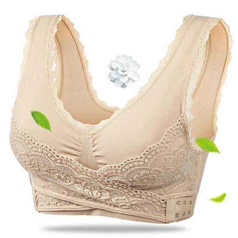 New Seamless Push Up Vest Lace Bra