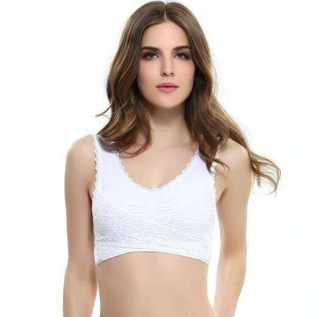 New Seamless Push Up Vest Lace Bra