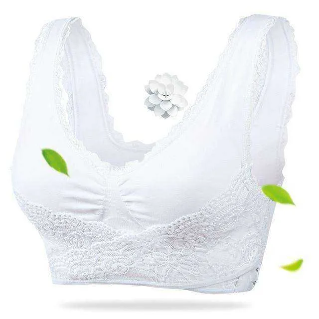 New Seamless Push Up Vest Lace Bra